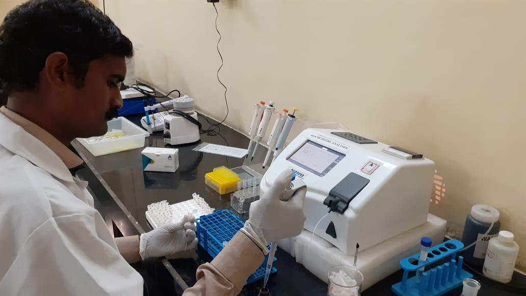 Blood biochemical analysis